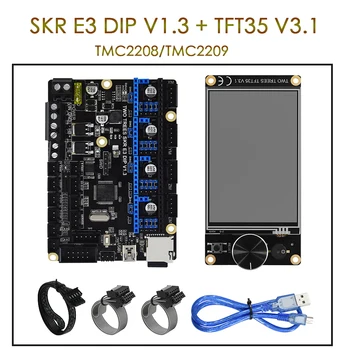 

Two Trees SKR E3 DIP V1.3 Control Board 32Bit ARM Cortex- M3 TMC2208 TMC2209 3D Printer Parts For Ender 3/5 Pro SKR V1.3 Mini E3