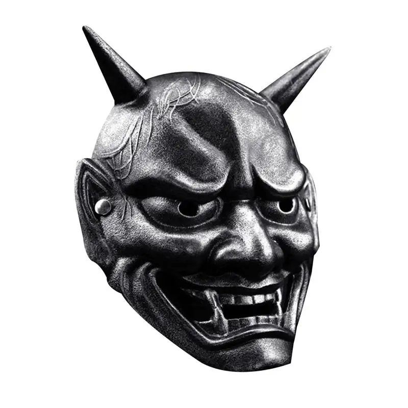 

1 Pc Japanese Ghost Face Mask Scary Creepy Props Ghost Face Mask Hannya Omen Evil Mask For Costume Party Masquerade
