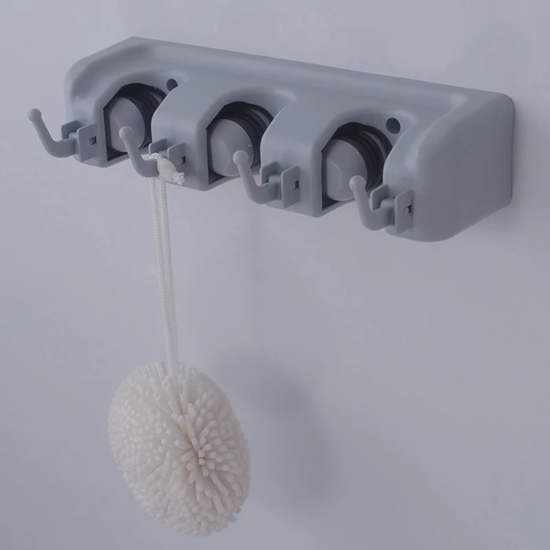 

Wall Mounted Garden Tool Storage Tool Rack Storage & Organization Mop And Broom Holder For Your Home, Closet, Garage And Shed