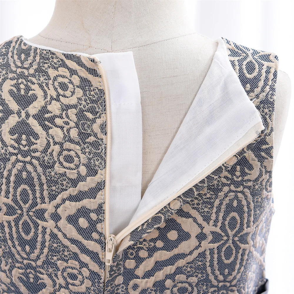 Vestido estilo outong-espanhol com forro de algodão