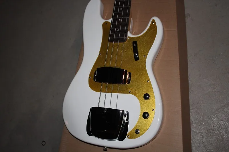 Лучшая гитара на заказ est гитара Custom Shop '59 бас ЭЛЕКТРИЧЕСКАЯ ГИТАРА P-Bass NOS белый блондин отличное качество@ 11