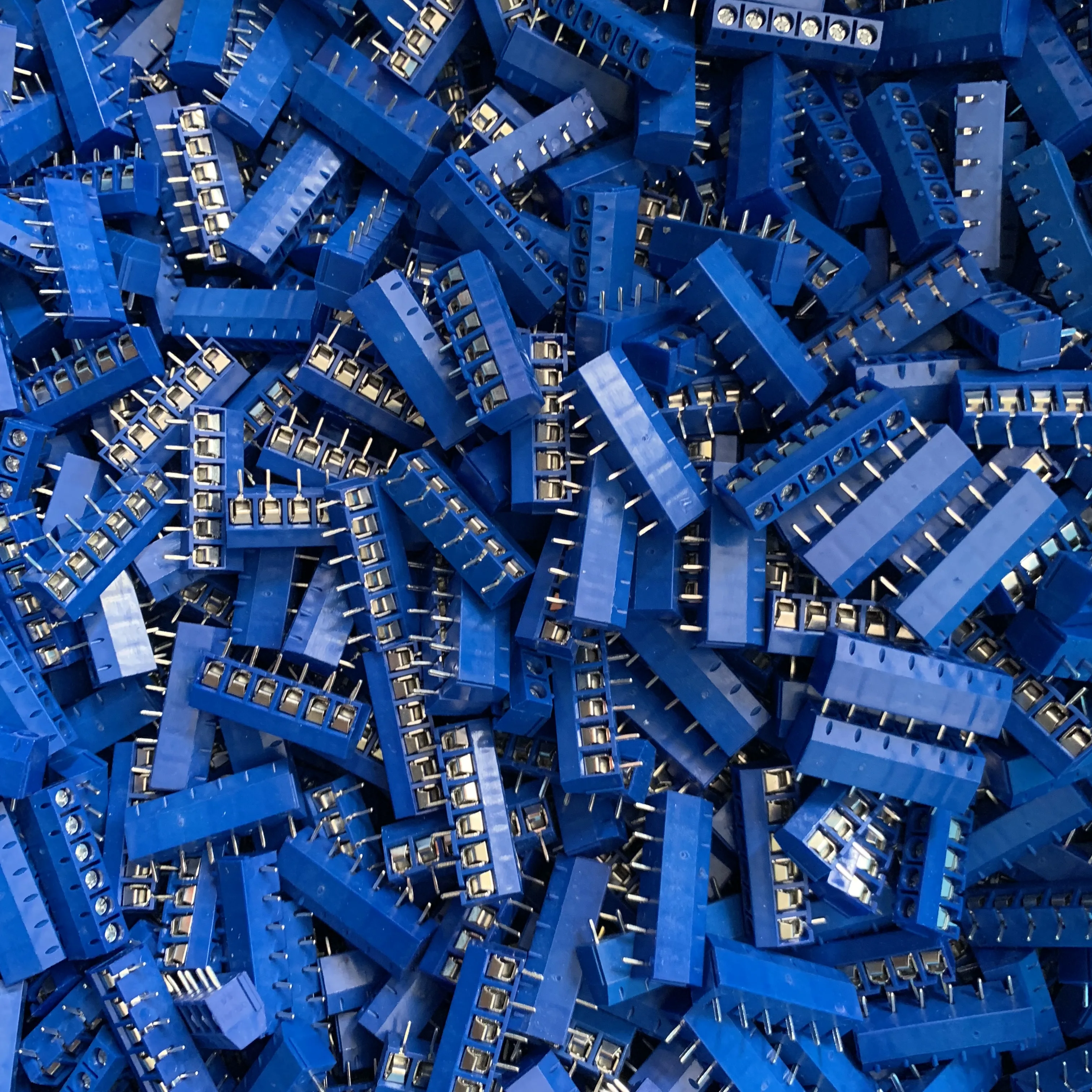 20 шт./лот kf301-6p сращивания, винт тип PCB расстояние 5,0 терминал, терминал медный ножной KF301 красный, зеленый, черный, синий
