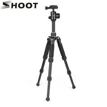

SHOOT Lightweight Mini Camera Tripod Compact Aluminum Desktop Tripod with Ball Head for Canon Nikon DSLR Camera Accessories