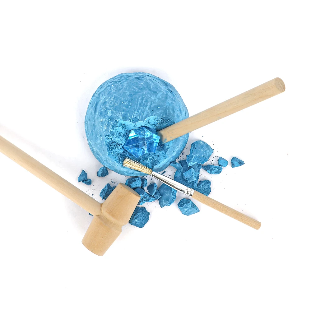 Baby Kids Gemstone Kit Archaeological Excavation Kit Science Toys For Boys Girls Children Dig Stone Gem 8 IN 1 DIY Creative Gift