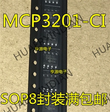 10 шт./лот MCP3201-CI MCP3201-CI/SN SOP-8 3201-CI в