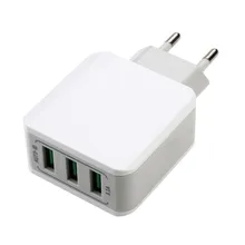 Ouhaobin 3-Порты и разъёмы USB Wall Зарядное устройство вилка европейского и американского 3.1A конвертер быстрая Зарядное устройство адаптер для samsung для смартфона