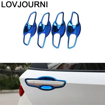 

Trunk Rear Panels Door Handle Exterior Auto Modified Chromium Protecter Car Styling Accessory 16 17 18 19 FOR Honda Civic