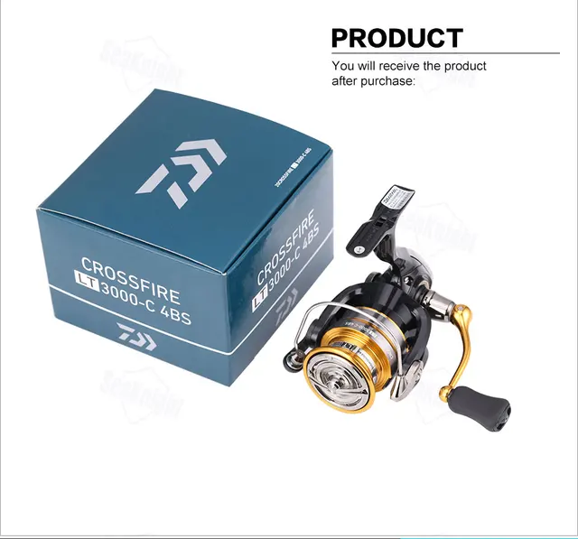 2022 DAIWA CROSSFIRE LT Spinning Reel 1000XH 2000XH 3000CXH 4000CXH 5000CXH  6000H Long Cast Metal Reel Saltwater Fishing Tackle - Price history &  Review, AliExpress Seller - SeaKnight Outdoor (USA) Co.,Ltd