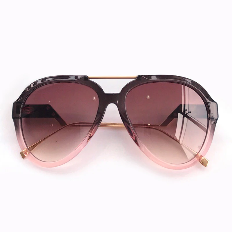 No.5 sunglasses Градиентные солнцезащитные очки для женщин, цветная ацетатная оправа, брендовые роскошные солнцезащитные очки UV 400 - Цвет линз: No.5 sunglasses