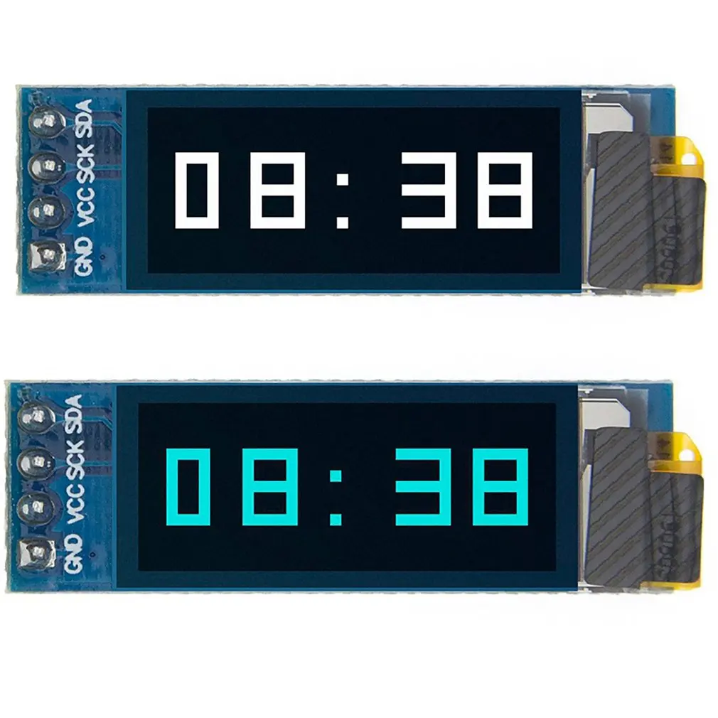 0 91 дюйма 6-контактный IIC I2C SPI интерфейс OLED Белый ЖК-дисплей модуль Привод SSD136 плата