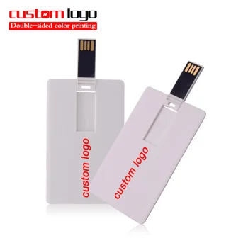 

Customzie Logo Free USB Flash Pen Drive 4GB 8GB 16GB 32GB Usb 2.0 Pendrive 128GB Business Card Memory U Stick High Quality Gift
