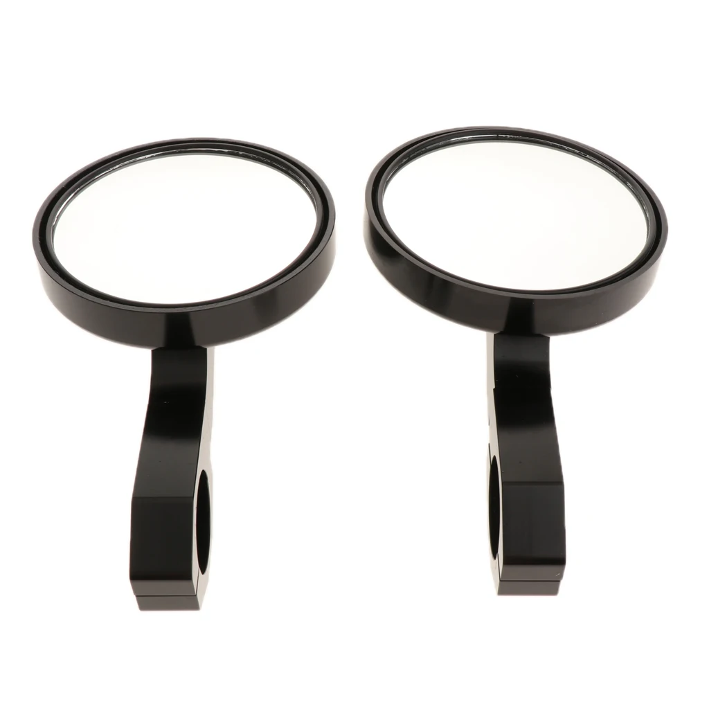 CNC HD Glass Rear View Rearview Side Mirrors Motorcycle For Polaris Ranger