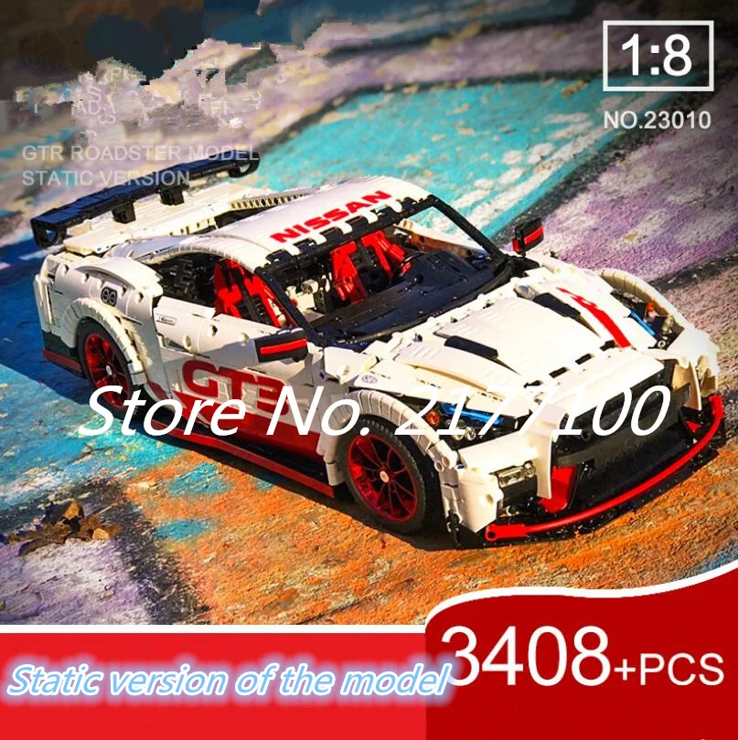 

NEW 23010 Technic series the GT-R Sports car model Building Blocks set Classic MOC-25326 toys for children