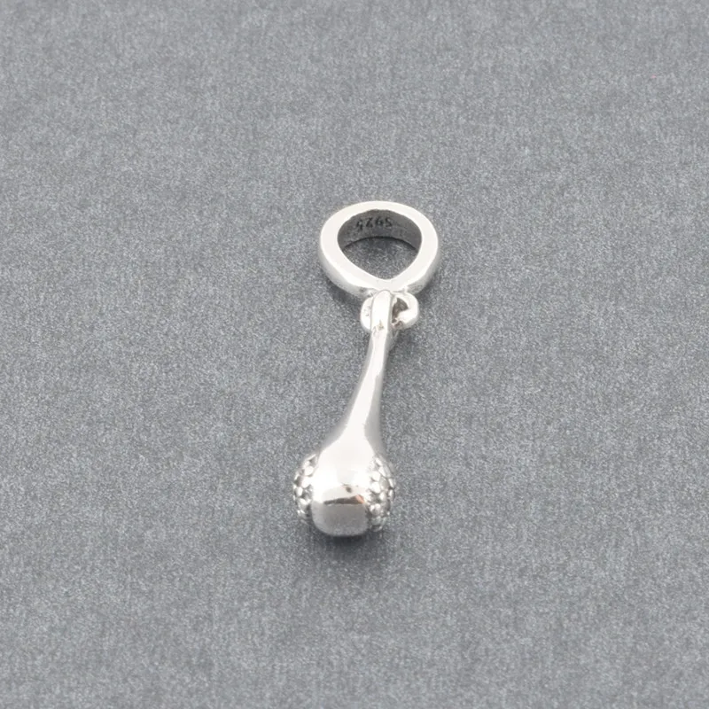 

TIF PAN S925 sterling silver pendant, new rose gold pink love pattern hollow pendant, fashion temperament ladies jewelry.