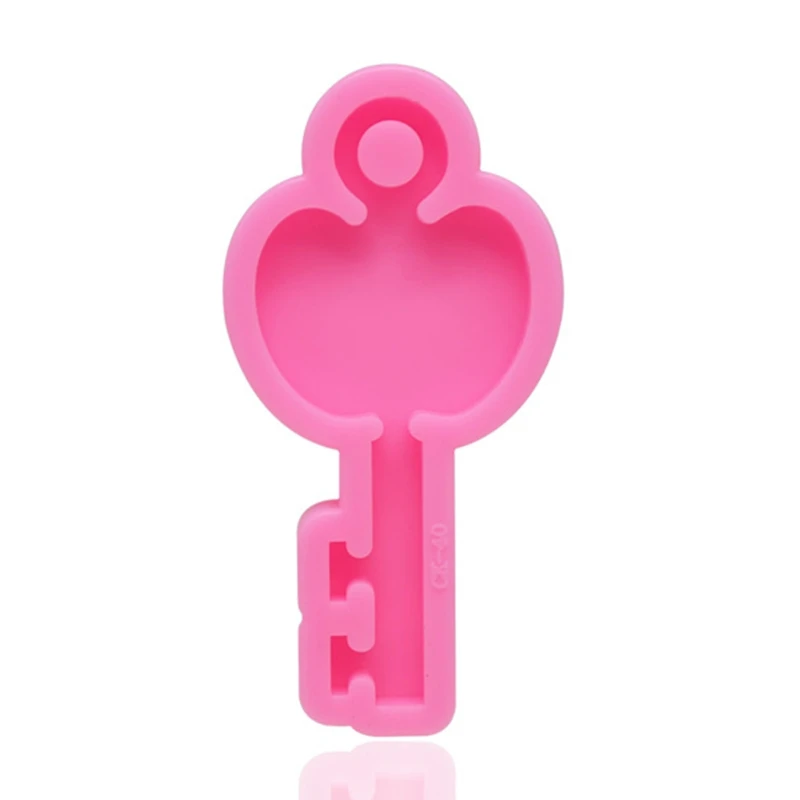 

DIY Crafts Crystal Epoxy Resin Mold Vintage Key Keychain Casting Silicone Mould U4LF