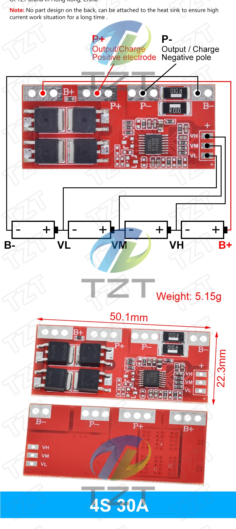 1/2/5PCS 1S 2S 3S 4S 3A 20A 30A Li-Ion Lithium-Batterie 18650 Ladegerät PCB BMS Schutz Bord Für Bohrer Motor Lipo Zelle Modul – Detail 8