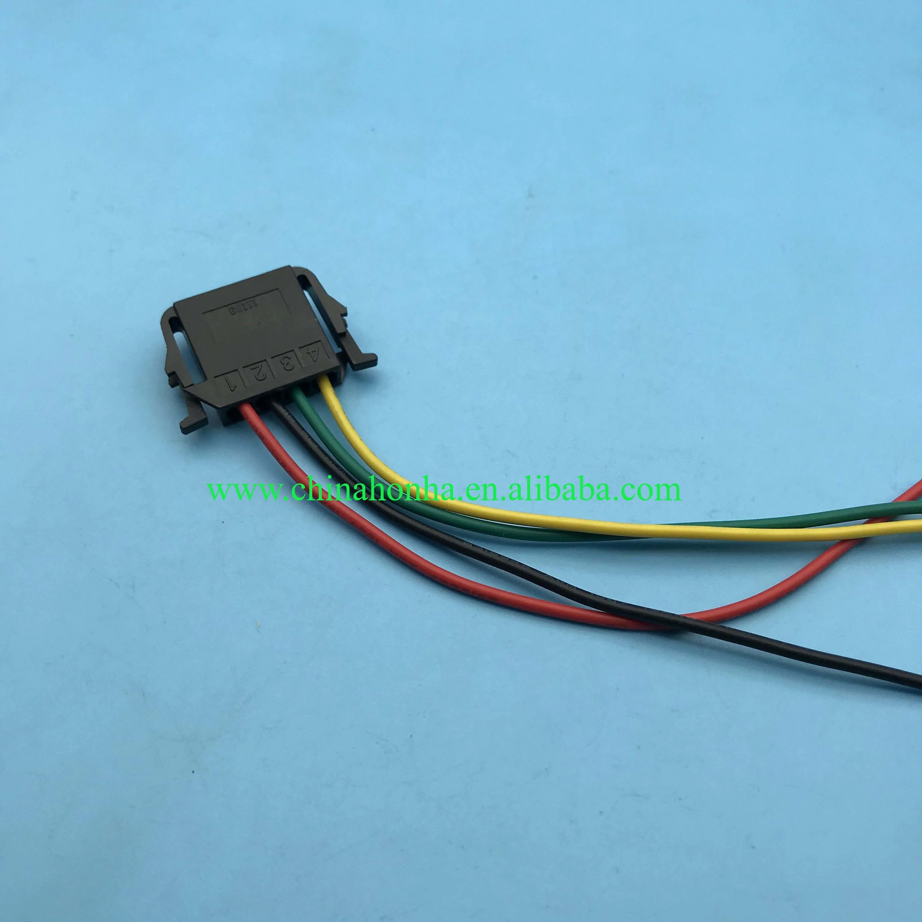 20 pcs 4pin мощность задние фары Разъем Автомобильный провод жгут разъем 191972704 с 2,8 мм шпильки - Название цвета: 20 pcs