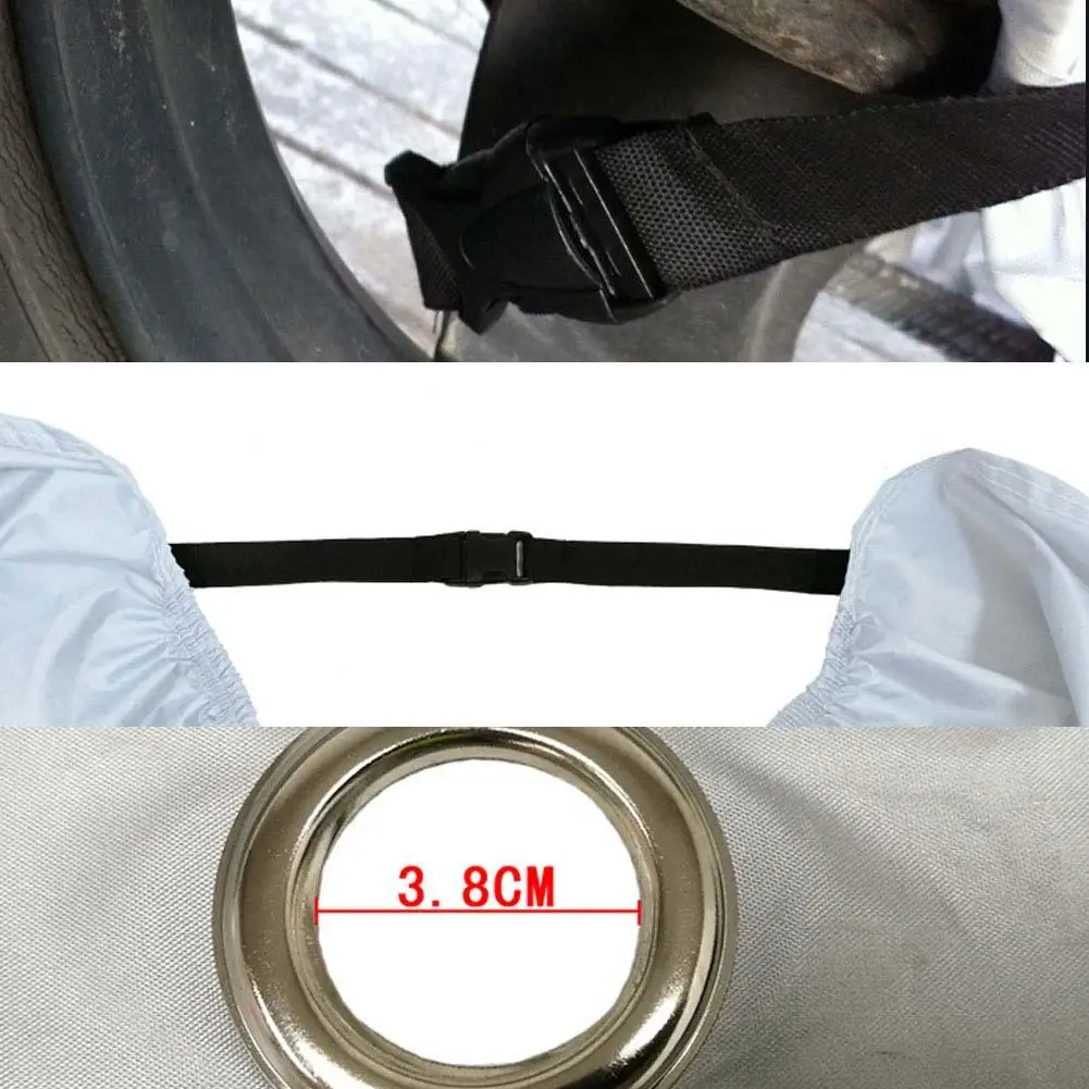 Motorcycle Cover Universal Outdoor Protector All Season Waterproof Bike Rain Dustproof Motor Scooter Cover