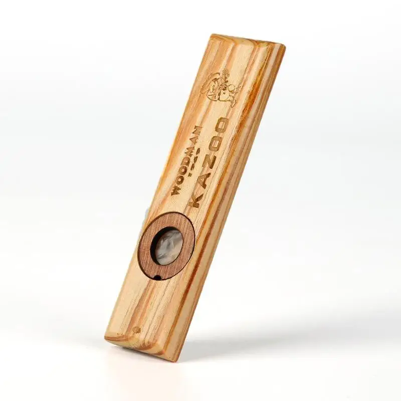 Деревянная гармоника Kazoo рот флейта портативный любителей музыки деревянные флейты инструмент