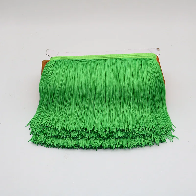 thumbnail image 1 of Borlas de flecos de 9/15/20/28 cm, 100 % poliéster, flecos largos para coser ropa, vestidos, cortinas, cintas, borlas para manualidades, accesorios, 1 of 5