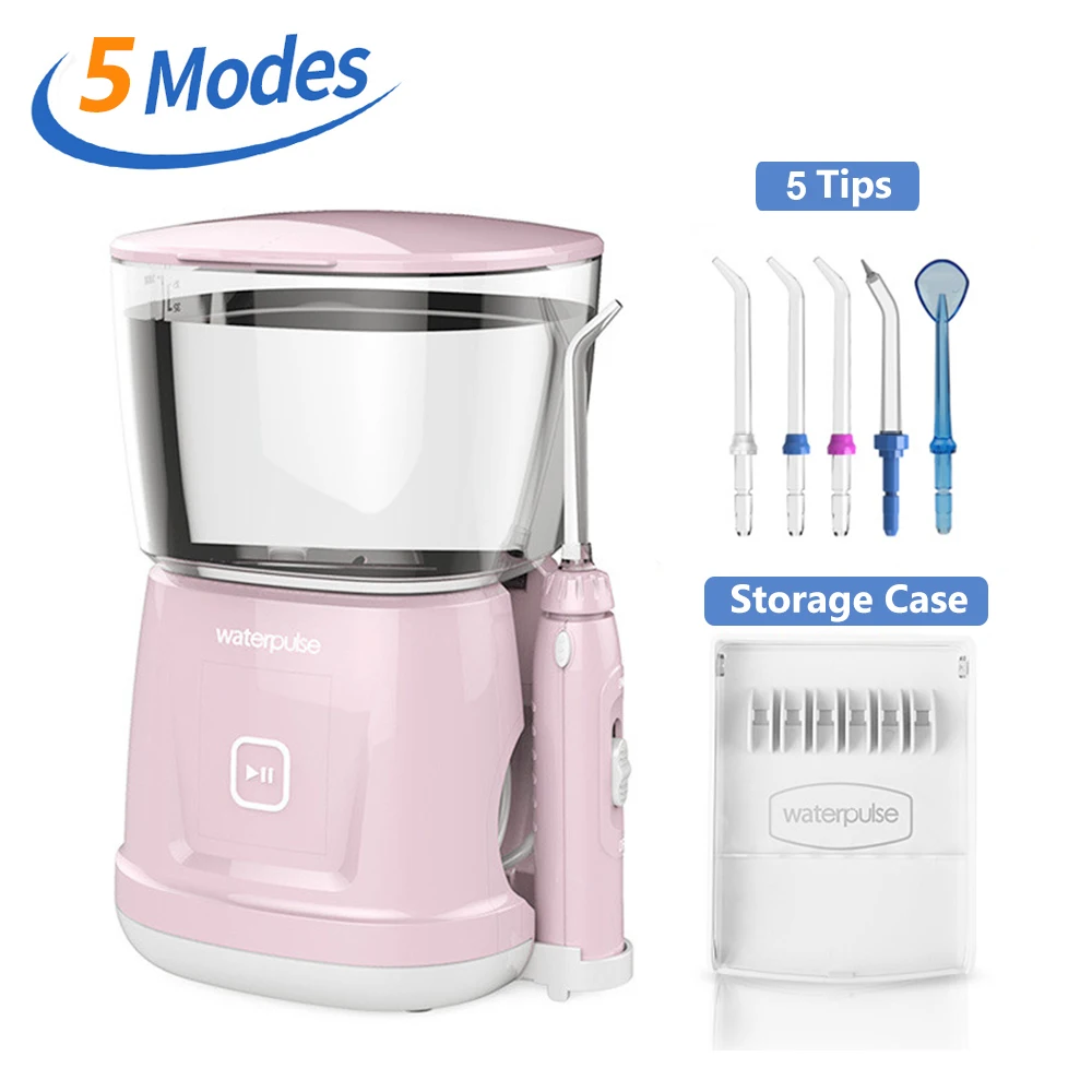 

Waterpulse V700 Oral Irrigator Dental Water Flosser Electric Cleaner Oral Hygiene Dental Water Floss Jet Tooth Clean for Family