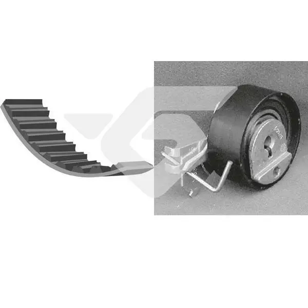 Комплект ГРМ CITROEN/PEUGEOT 206/207/307/C2/C3 1.4L (ролик+ремень 104x17) HUTCHINSON KH171|Маховики