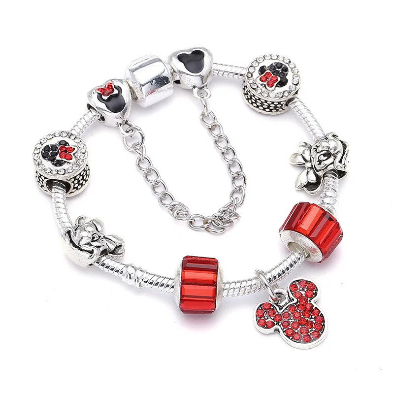 CHIELOYS, Европейский Серебряный браслет с подвеской Dumbo, безопасная цепочка, брендовый браслет с подвеской& Bnagle для женщин, сделай сам, ювелирное изделие BA028