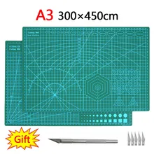 A2 A3 color Multifunction Pvc Self Healing Cuting Mat Cutting pad Board Cut Paper Cutter Knife DIY Craft Tools Office Supplies