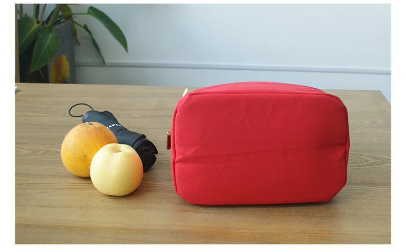Bento коробка сумка для девочек уличная вынос корейский стиль Экологически чистый холщовый мешок для ланча Международная станция весь транзакт