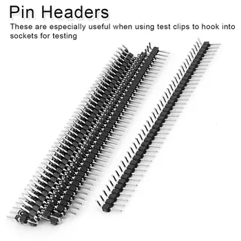 

Right Angle 2.54mm 40p Single Row Male R/A Pin Header Positive/Reverse PCB Board Connector Pinheader For Arduino