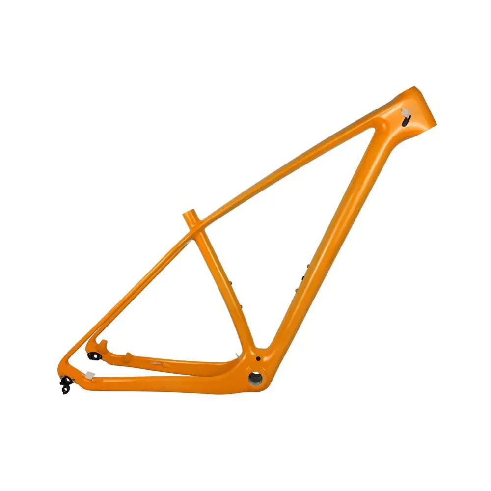 Orange Color T1000 полностью из углеродного волокна, рамы для MTB 29er горный велосипед карбоновые рамы BSA 73 мм в форме "Дэси совместимый 142*12 мм или 135*9 мм - Цвет: Orange Color