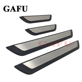 

For Toyota chr c-hr 2017 2018 Door Sill Scuff Plate Guards Door Sills Strip Protector Stickers Car Accessories
