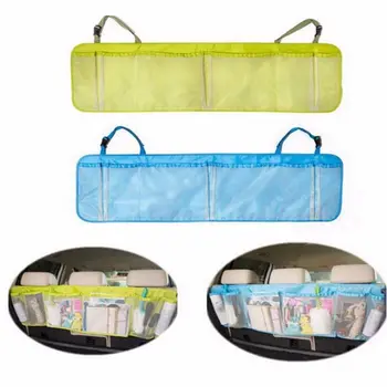

Car Trunk Interior Removable Storage Bag Case Mesh Multipurpose And Foldable Five Pocket Hot Car Seat Bags NEW