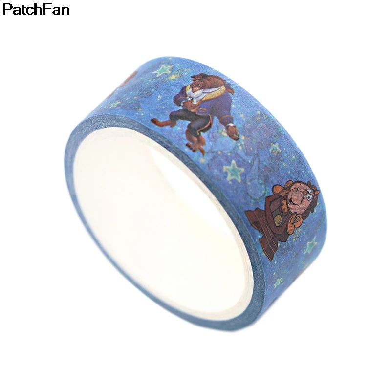 Patchfan Красавица и Чудовище DIY Скрапбукинг клейкая бумага Васи маскирующая лента печатные узоры наклейки A2380