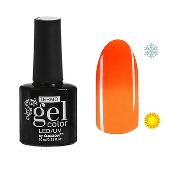 

Thermo gel nail polish, 10 ml, LED / UV, A2-011 color neon orange