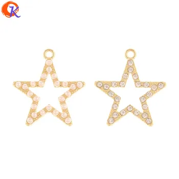 

Cordial Design 50Pcs 24*26MM Jewelry Accessories/Charms/Star Shape/Imitation Pearl/Hand Made/Earring Findings/DIY Making/Pendant