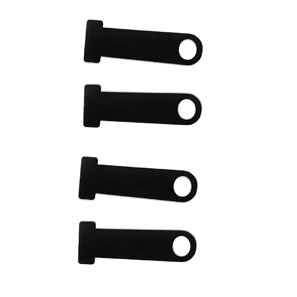 4pcs Universal Motorcycle Scooter Helmet Strap D-Ring Lock Extensions Fit for Open/Full Face Helmets
