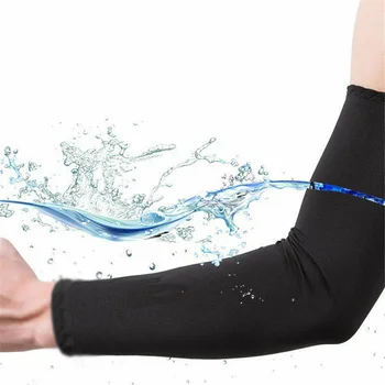 

1 Pair Helisopus Summer Sun Protection Arm Sleeve Thin Comfortable Breathable Arm Cover Outdoor Sports Arm Warmers for Men