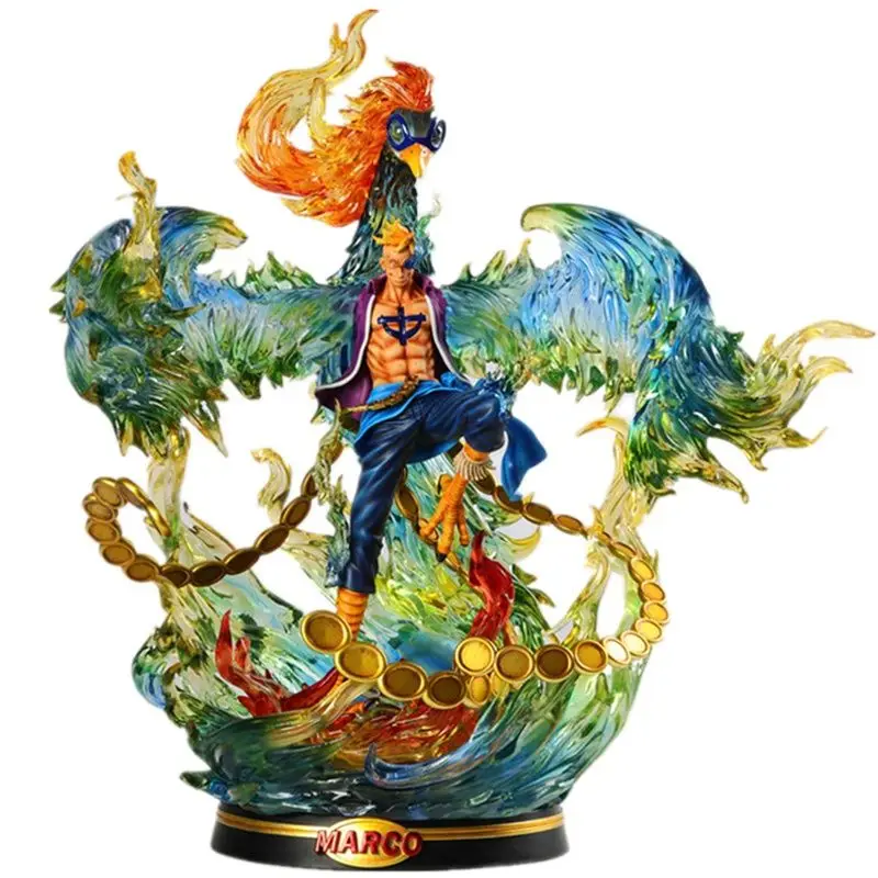 PROD 1005002096049246 50CM Japanese Anime One Piece Anime Figure Marco
Battle Position Big Size Phoenix GK PVC Action Figurie Collectible
Model Toys
