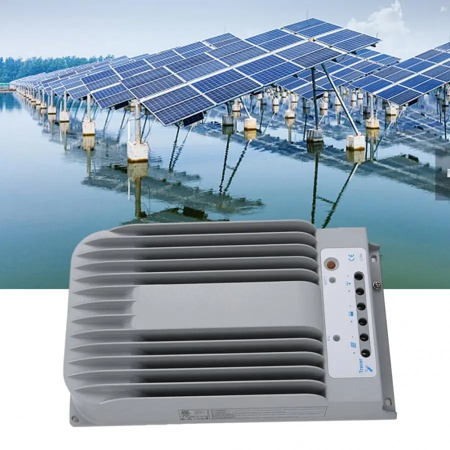 

Solar Charge Controller MPPT Power Inverter Aluminum Shell Battery Charge 12V/24V DC 40A