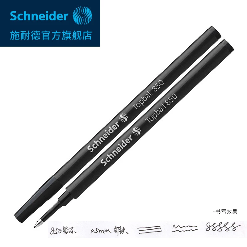 Zilver thee Meetbaar Germany Schneider Topball 850 Gel Pen Refill Rollerball Pen 0.5mm Nib  Refill Replaceable Refill Black/Blue/Red Writing Supplies - AliExpress