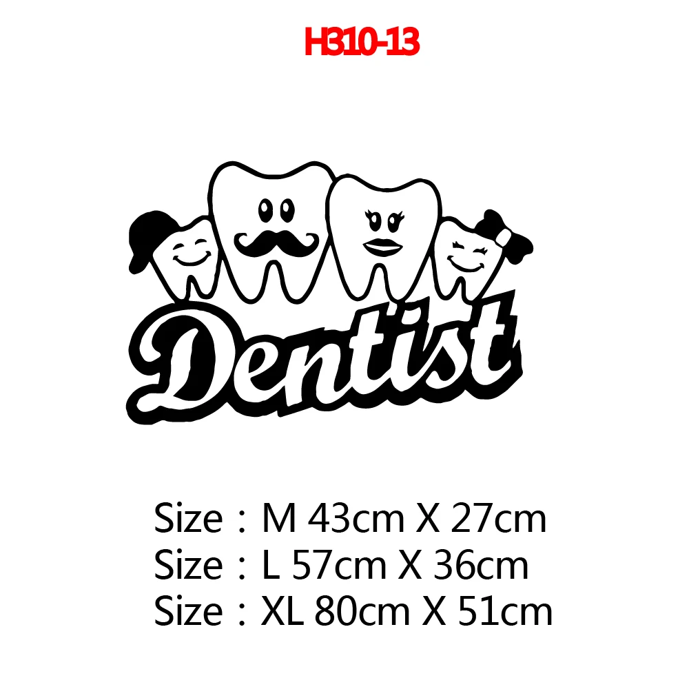 Dentist Tooth Vinyl Wall Stickers Teeth Decals For Living Room Dental Shop Decoration Hospital Dentist Store Wallstickers 