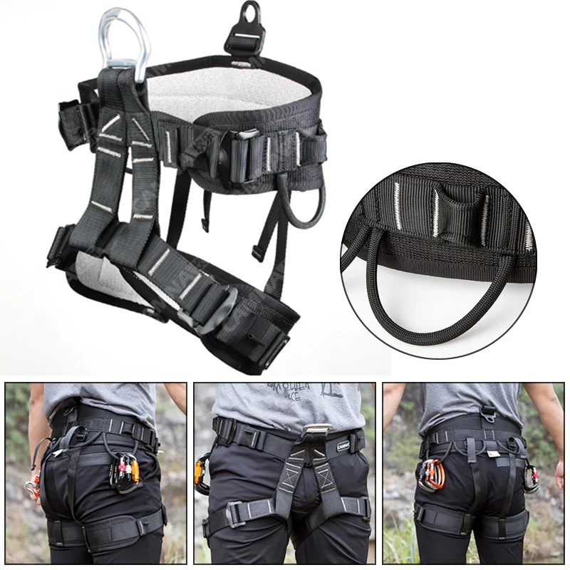

Downhill Climbing Safety Belt Equipment Accessories Professional Rescue Polyester Material
