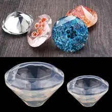 2 Sizes Diamond Shaped Jewelry Mold Pendant Silicone Ornaments Resin Making Mold new arrival 2020