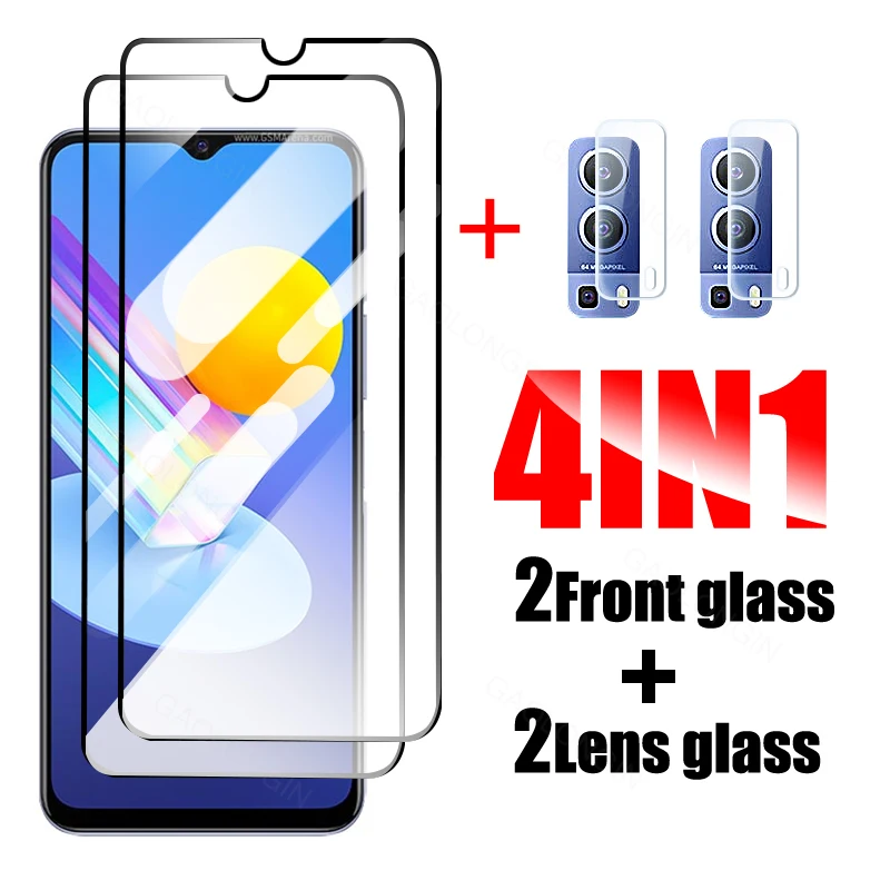 Закаленное стекло для Vivo Y72 5G прозрачная защитная пленка экрана телефона |