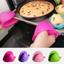 Силиконовые Анти-ожоги утолщаются кухонный Органайзер изолированные зажимы для нагревательного горшка для микроволновой печи перчатки зажим для горячей пластины