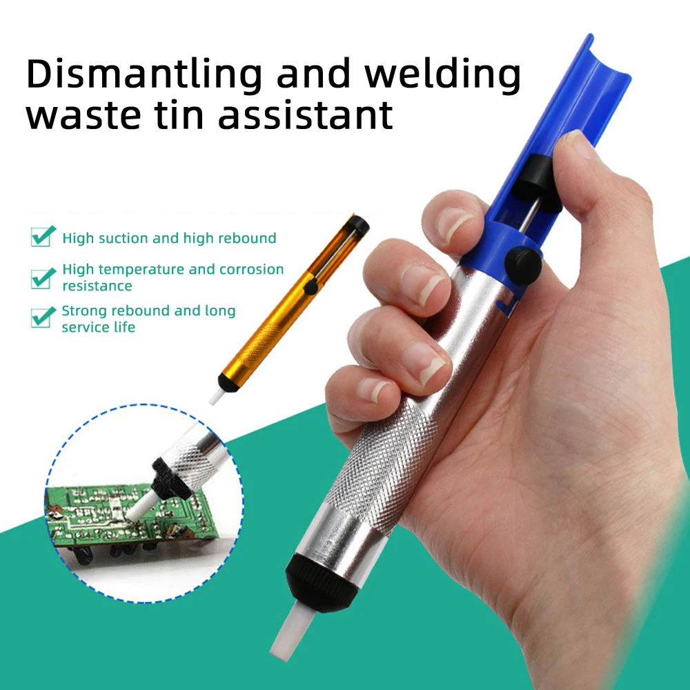 Desoldering Suction Pump Soldering Sucker Pen Aluminum Metal Vacuum Removal Tool Iron Desolder