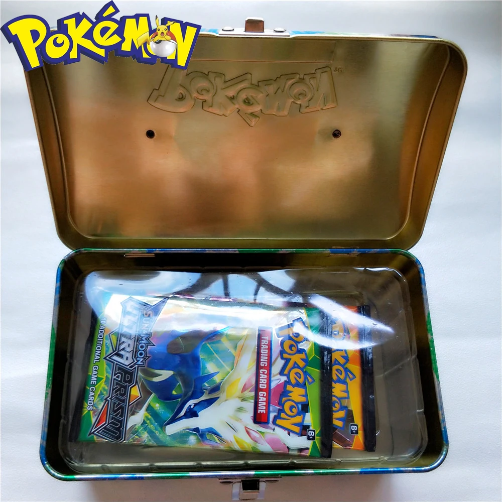 

Pokemon Card Gx Flash Iron Box English Children's Favorite X Game Cards Pocket Monster