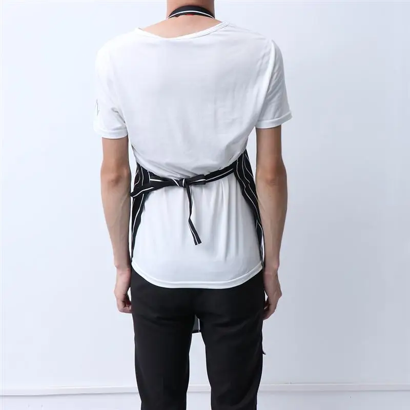 2pcs Portable Adjustable Apron Kitchen Chef Apron Restaurant Cooking Baking Apron Hanging Neck Overalls For Home Supplies A35