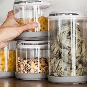 

Air-tight Glass Sealed Tank Leak-proof Tea Pot Kitchen Storage Tank